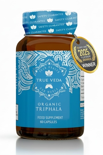 [BRSWKGYFC4CGCGTA] Triphala Capsules Organic | Triphala Powder Organic USDA Certified | Ayurvedic Guggulu Churna Supplement | Vegan | 60 Count