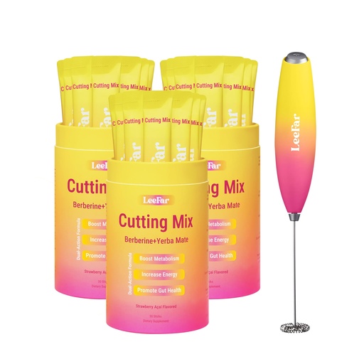 [BRSRYY3YCUBWEFDF] 【Buy 3 Get 1 Gift Free】 Cutting Drink Mix –| Strawberry Açaí Flavor – 90 Servings