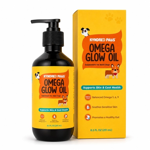 [BRSRABQBAQCGAHL3] Omega-3-6-9 Oil for Dogs, Naturally Flavored & No Fishy Smell - 8.5 fl oz - Alternative to Salmon Based Fish Oil - 52% Omega 3-6-9-18% Lauric Acid - Supports Skin, Coat and Gut Health