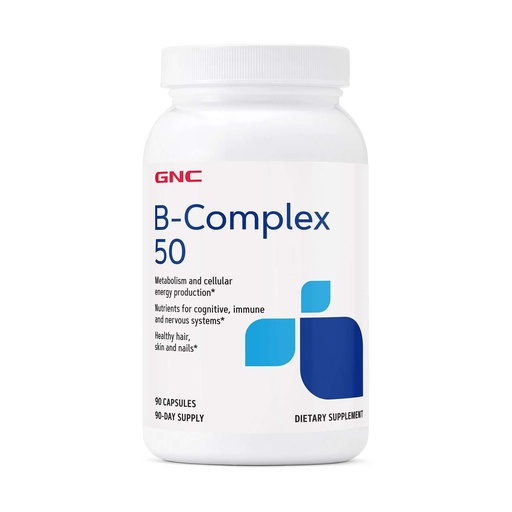 [BRSROAD6CFYRUE3X] GNC B-Complex 50-90 Capsules (90 Servings)