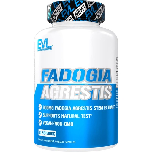 [BRSRMED2AUIRE2AV] Evlution Fadogia Agrestis 600mg 10:1 Extract - Invigorating Fadogia Agrestis Extract Male Enhancement Pills for Increased Strength Drive Power and Performance Nutrition Testosterone Booster for Men