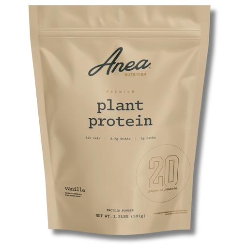 [BRSREAQNA4FQ4ET4] Anea Plant Based Protein Powder, Protein Powder with 20g Per Serving, Vegan, Plant Based, Complete Amino Acids, Dairy Free, Gluten Free, No Fillers, No Artificial Sweeteners, Vanilla, 20 Servings