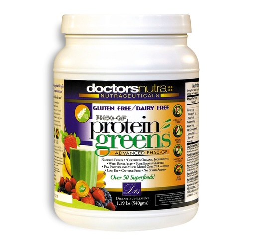 [BRSWKEYRO4IRMELK] PH50 Protein Greens Plant-Based All Natural no Gluten Non-Dairy Vegetable Pea Rice Protein Vanilla Flavor 1.19 pounds 50 Superfoods with Digestive Enzymes