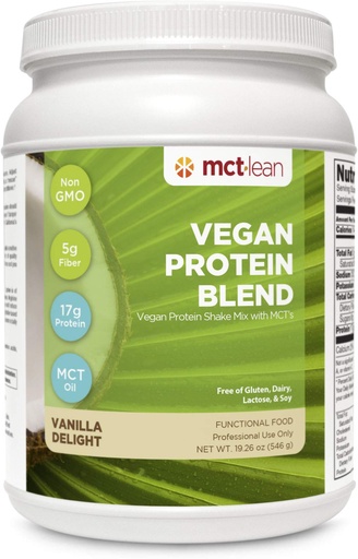 [BRSWY2YBO56RSA3V] Vegan Protein Powder Blend by Karen Malkin Health | Non-GMO | 17 Grams Protein | 5 Grams Fiber | 14 Servings | Natural Vanilla | 2-Day Shipping