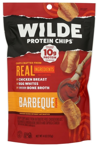[BRSROEATCQIGKETU] Wilde Snacks Chips Protein Bbq 4 OZ