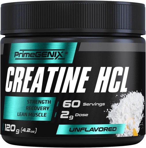 [BRSROFIPAEMGAELO] Creatine HCL Powder ¦ Instant Creatine for Men in Their 40s, 50s and Beyond ← Solubilidad y Absorción mejoradas para el rendimiento del pico y la recuperación más rápida