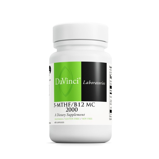 [BRSROHANAEMAKDLG] DAVINCI Labs - 5-MTHF/B12 MC 2000-60 Capsules