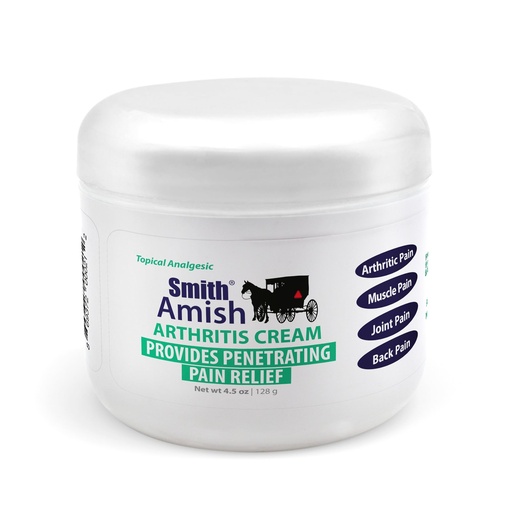 [BRSWG2T6BACQEH33] Smith Amish Arthritis Cream. Soothing and Cooling. 4.5 oz jar