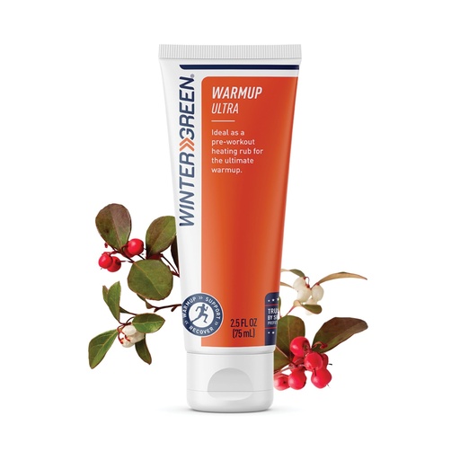[BRSW2YD2OUIWECD2] Wintergreen Muscle Warmup Lotion, 2.5 oz – Pre-Workout Heating Rub with Menthol and Capsicum, Heats and Relaxes Before Training, Body Gel for Athletes