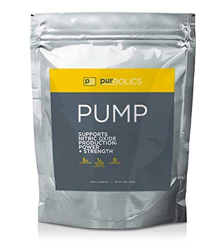 [BRSWGYACBECA2ET7] Purbolics Pump | Supports Nitric Oxide Production, Power & Strength | 1g of Agmapure, 3g of L-Citrulline, Stimulant-Free Nitric Oxide Stimulator & 30 Servings