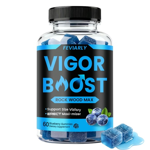 [BRSRGCT4BYNRECL6] Men's Vigor Long Gummies, Male Performance - Blue Chew,Fast Acting Supplement for Men+Drive, Erect Maximizer Supplement,Max size,with Horny Goat Weed,Maca,Rock hard, Blueberry flavor-60 gummies