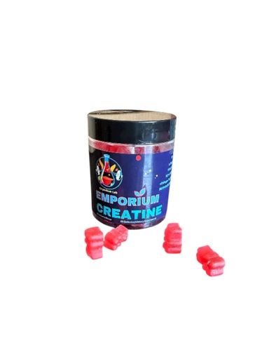 [BRSRGZQRBMCGO2T5] Emporium Creatine Supplement, Micronized for Muscle Strength and Energy, 500mg, Capsule, 1 Count (Strawberry)