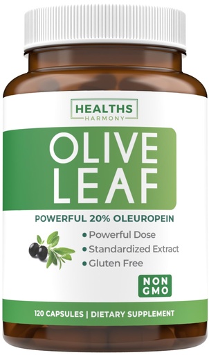 [BRSRMZA7PJYB6EIY] Super Strength Olive Leaf Extract Capsules - Vegan Non-GMO 750mg Olive Extract with 20% Oleuropein Antioxidant Supplement for Immunity Skin and Heart Health Support - Made in The USA (4 Month Supply)