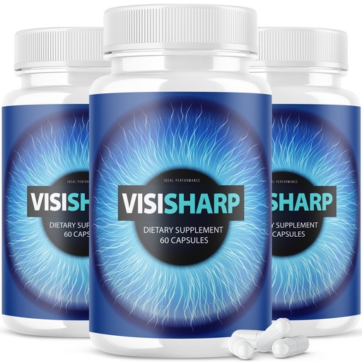 [BRSW2GDQDMJWKDLD] (3 Pack) Visisharp Advanced Eye Health Formula for Eyes Pills Visi Sharp Supplement (180 Capsules)