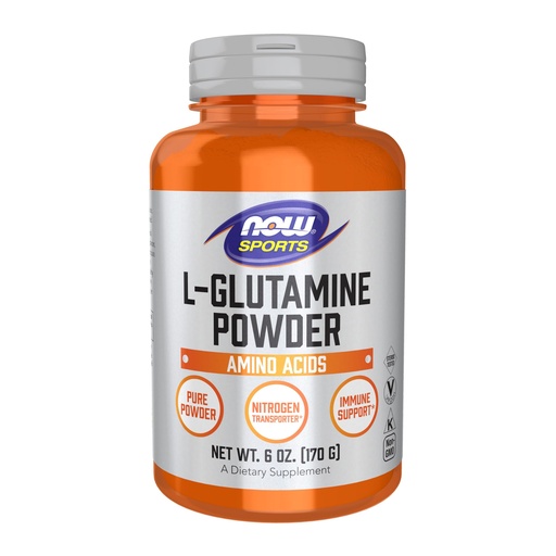 [BRSWIY32BQNBUHDA] NOW Foods Sports Nutrition, L-Glutamine Pure Powder, Nitrogen Transporter*, Amino Acid, 6-Ounce