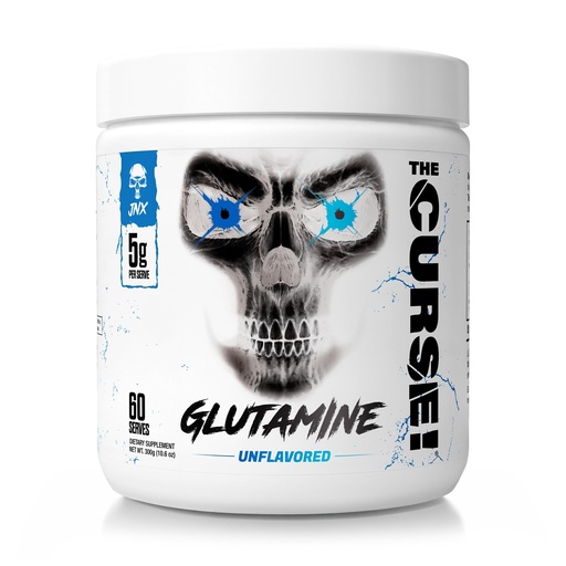 [BRSW2AY5OUJQYH3B] JNX SPORTS, The Curse! Glutamine, L-Glutamine Powder 5g - Support Muscle Recovery, Post Workout, 60 Servings, Unflavored