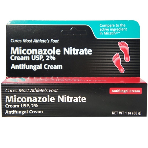 [BRSWIY37O4CR6CA7] Miconazole Nitrate 2 % Antifungal Cream - 1 Oz (Pack of 6)
