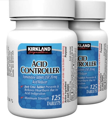 [BRSWGAI3BBYWKHTZ] Kirkland Signature Acid Controller 20mg, 250 Count Tablets