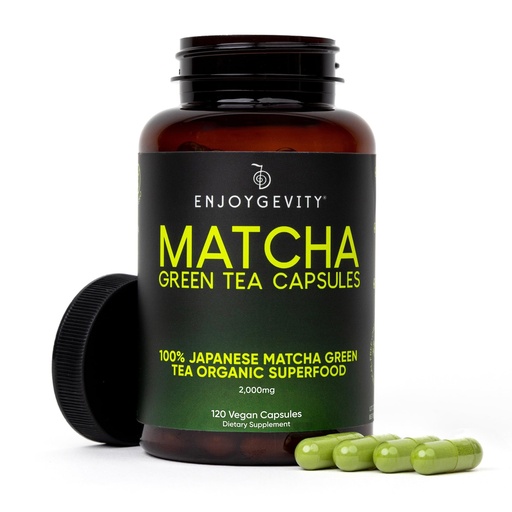 [BRSRMAL3BN4GYCT7] Organic Matcha Green Tea Capsules - Natural Energy Boost - Clean Gradual Caffeine - Japanese Matcha Green Tea Pills - 100% Natural Antioxidant - Calming and Relaxing - 120 Daily Capsules - 2,000/mg