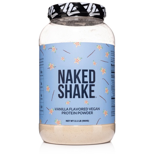 [BRSW2FIQCABQ43LG] NAKED Shake - Vanilla Protein Powder - Plant Based Protein Shake with Mct Oil, NSF Certified, Gluten-Free, Soy-Free, No Gmos Or Artificial Sweeteners - 30 Servings