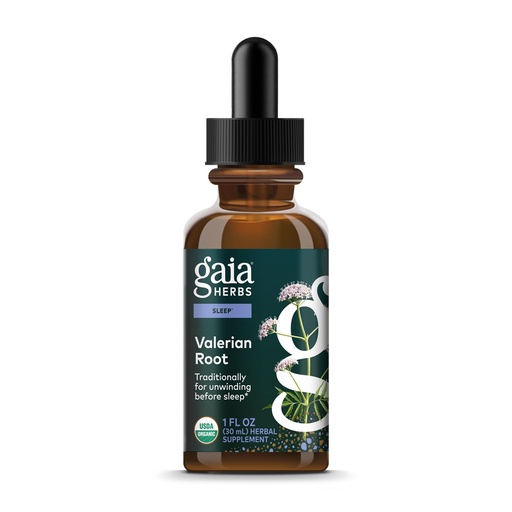 [BRSWIYIHCICAKF3A] Gaia Herbs Valerian Root - Traditional Stress & Sleep Support - Organic Liquid Vegan Health Supplement for Calming Support *- Valerian Extract - Dairy, Soy & Gluten Free - 1 Fl Oz (23 Servings)