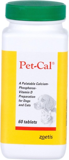 [BRSWIYQPOAPRAFD4] Zoetis Pet Cal Tablets 60CT