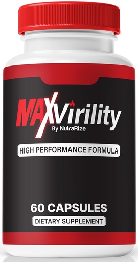 [BRSRABAFB54GCDQZ] NutraRize MaxVirility Capsules, Official Max Virility for Men, Premium High Performance Formula for Overall Health, All-Natural Ingredients for Male Performance, MaxVirility Review (60 Capsules)