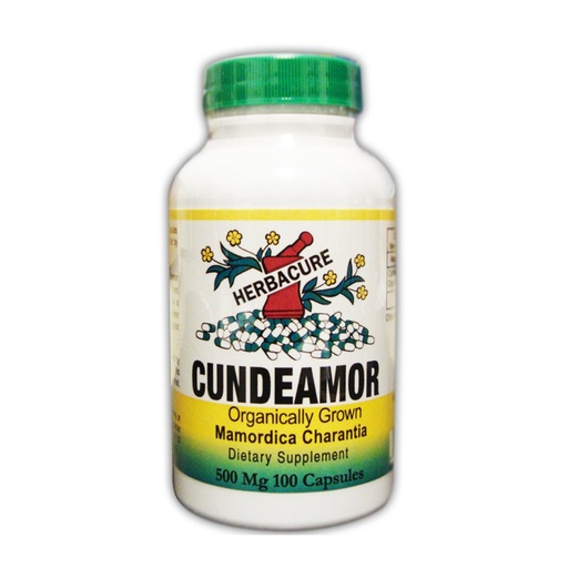 [BRSWIZT4PIFBCA3K] Cundeamor 500 mg - Mamordica Charantia - Organically Grown - 100 Capsules