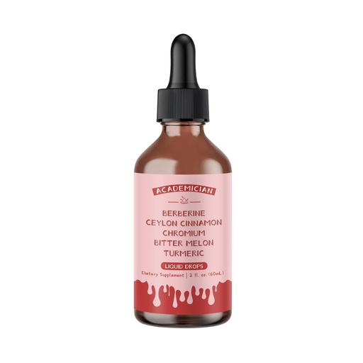 [BRSRGGIOOQAQ4CTB] Bitter Melon Extract Pure Berberine Drops with Ceylon Cinnamon Liquid Turmeric Curcumin Supplement Chromium Organic Tincture Tumeric Drops Liquid Extract - 60ML