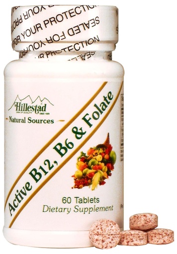 [BRSRO2YZO4AQIGTV] Hillestad Pharmaceuticals Active B12, B6 & Folate