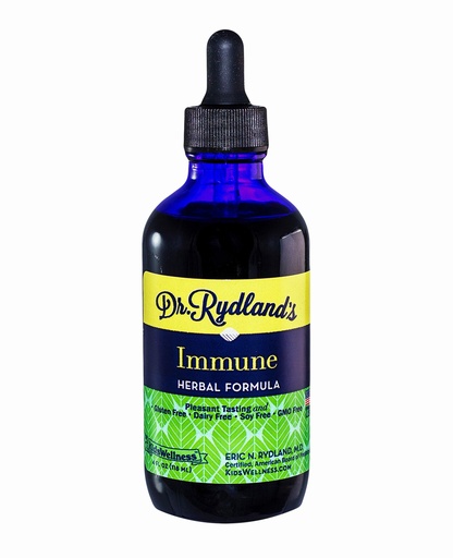 [BRSWGFL2BAJRYALP] Dr. Rydland's Herbal Supplement | Created by KidsWellness | Safe and Effective for Infants to Adults| Immune | Colds, Flu, Bronchial and Croup Symptoms | 4 Ounce Bottle