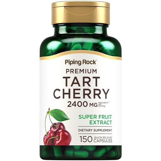 [BRSWIFDQAV4WGDT2] Piping Rock Tart Cherry Extract Supplement | 150 Capsules | Premium Super Fruit | Non-GMO, Gluten Free