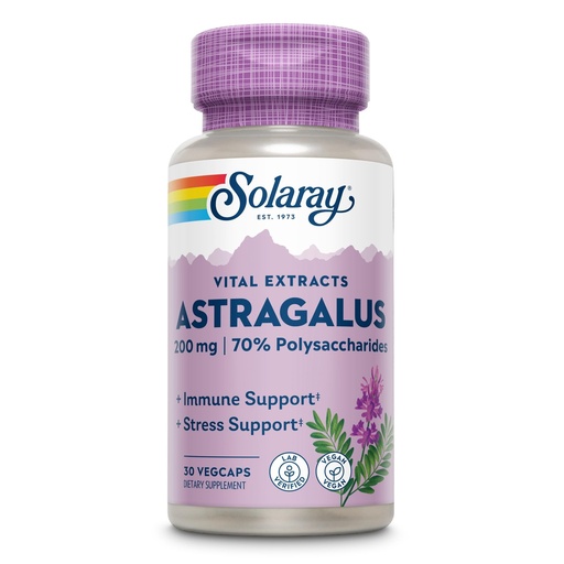 [BRSWIYT3OMAQ423C] Solaray Astragalus Extract, 200mg, 30 Count