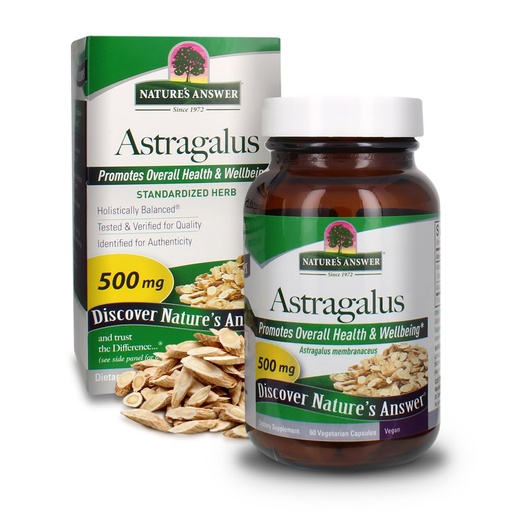 [BRSWIZQOCR7GICDM] Nature's Answer Astragalus Root Extract 60 VCaps