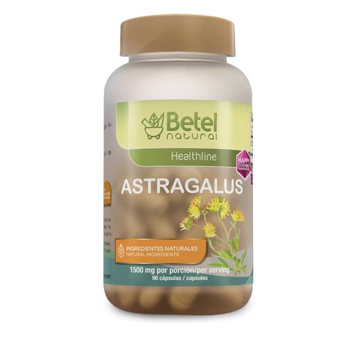 [BRSRMZIYC4HGMHQ3] Betel Natural Premium Astragalus Herb Extract Immune and Antioxidant Support Herbal Supplement - 1500 mg Per Serving - 90 Caps