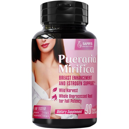 [BRSWGCTQC4BRM2DJ] Pueraria Mirifica Capsules 2000mg Daily - Breast Enhancement Pills and Estrogen Supplement for Women and Men, Breast Enlargement Pills for Women and Transgender - Breast Growth Breast Enhancer
