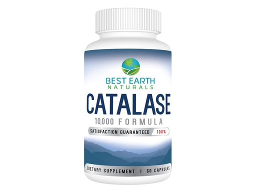 [BRSWGAQ7OYCBO2TF] Best Earth Naturals Catalase Supplement 10,000 with Saw Palmetto, Biotin, Fo-Ti, PABA - Hair Supplements for Strong Hair - 60 Capsules