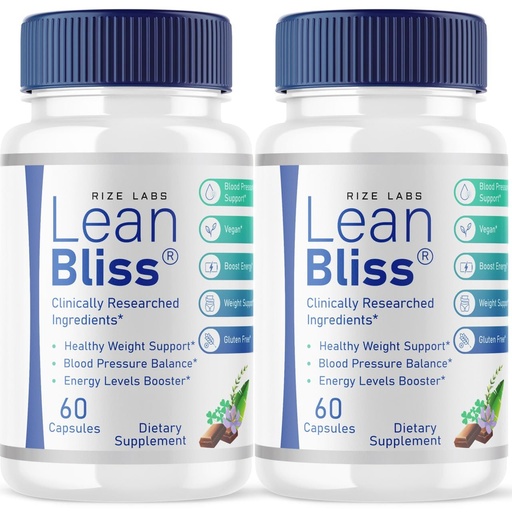 [BRSROHAYCAPGCEQ3] (2 Pack) Lean Bliss - Lean Bliss Weight Health Advanced Formula, LeanBliss Capsules for Natural Weight Management & Blood Support, LeanBliss Dietary Supplement (120 Capsules)