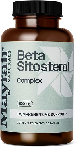 [BRSROGA6CN6BACLA] Beta Sitosterol Complex, 500 mg, Plant Sourced, 90 tablet, Komplexní podpůrná přísada
