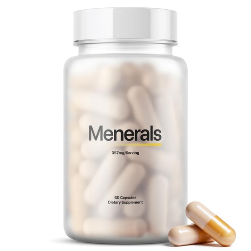 [BRSRGYY5CJ5Q4DTO] Menerals Mens Multivitamin – Powerful All in One Mineral Supplement for Men – Natural Trace Minerals with Fulvic Acid from Rich American Soil – Supports Daily Energy, Vitality, Focus, and Mens Health