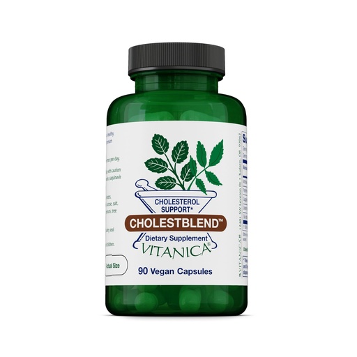 [BRSWIZQ6OUNQCFI5] Vitanica Cholestblend, Cholesterol Support, Vegan, 90 Capsules
