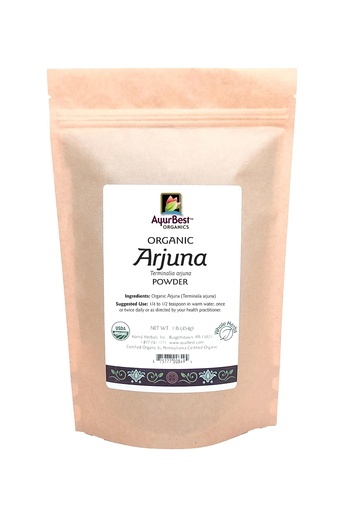 [BRSWKZAICQEBME34] Arjuna Bark Powder 1 lb (454g), Terminalia arjuna