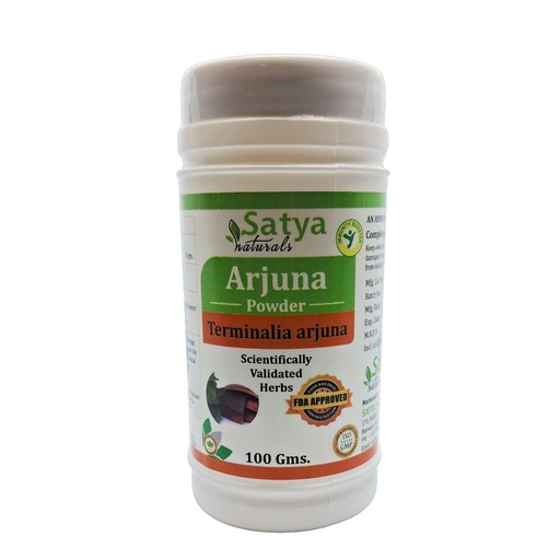 [BRSRAAQFAUIRQD33] Arjuna (Terminalia Arjuna) Powder for Men and Women | Ayurvedic Herbal Powder Supplement/Remedy | Pack of 100 GMS. (1 Pack of 100 GMS.)