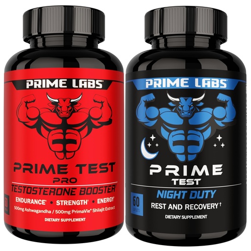 [BRSREZQHB4FBSCTL] Prime Labs Prime Test Pro + Night Duty Sleep Supplement