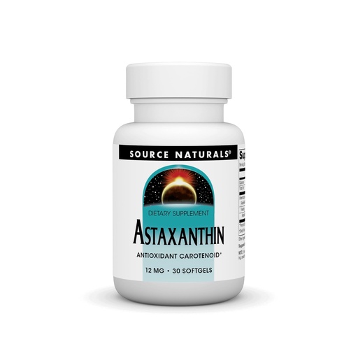 [BRSWKFY5OJYRWHDU] Source Naturals Astaxanthin, Antioxidant Carotenoid, 12mg - 30 Softgels