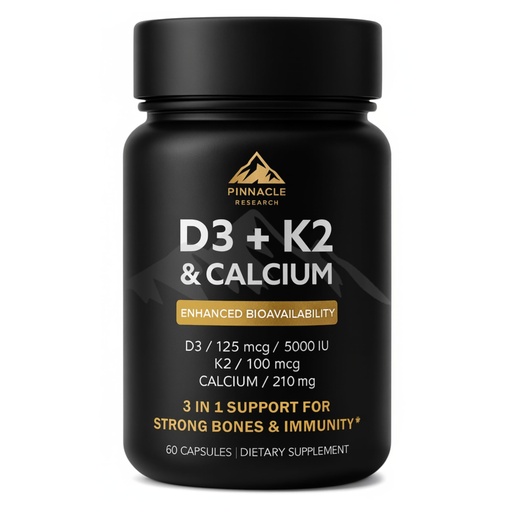 [BRSREEL2OYBAI3A6] Vitamin D3 K2 Calcium - Bone Heart Muscle Support 5000 IU