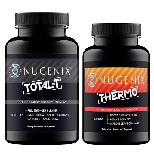 [BRSRE2YBCIHB6FLX] Nugenix Thermo Fat Burner and Total-T Testosterone Supplement for Men