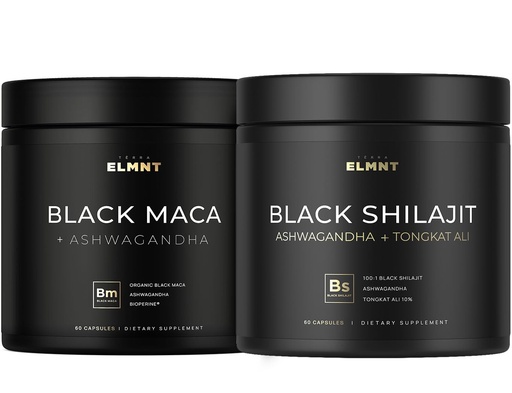 [BRSRYYAHB4HRMYL2] TERRA ELMNT Black Shilajit and Black Maca for Men Bundle