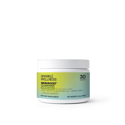 [BRSWGBT4OYDRGD35] Sparkle Wellness VERISOL Bioactive Hydrolyzed Collagen Peptides | Collagen Powder Supplement with Vitamin C for Skin, Hair & Nail Health | Skin Boost (Tropical) [30-Serves]