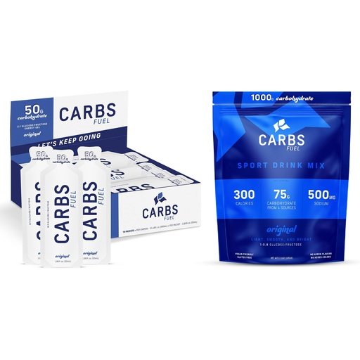 [BRSRE2YZBZ4B6EQ3] Energy Gel 50g (18 Pack) + Sport Drink Mix 1000g | 1900g of Carbs | 50g Running Gel & 75g Drink Serving | Vegan, Gluten Free, No Preservatives, No Flavors | Effective Fueling for Athletes